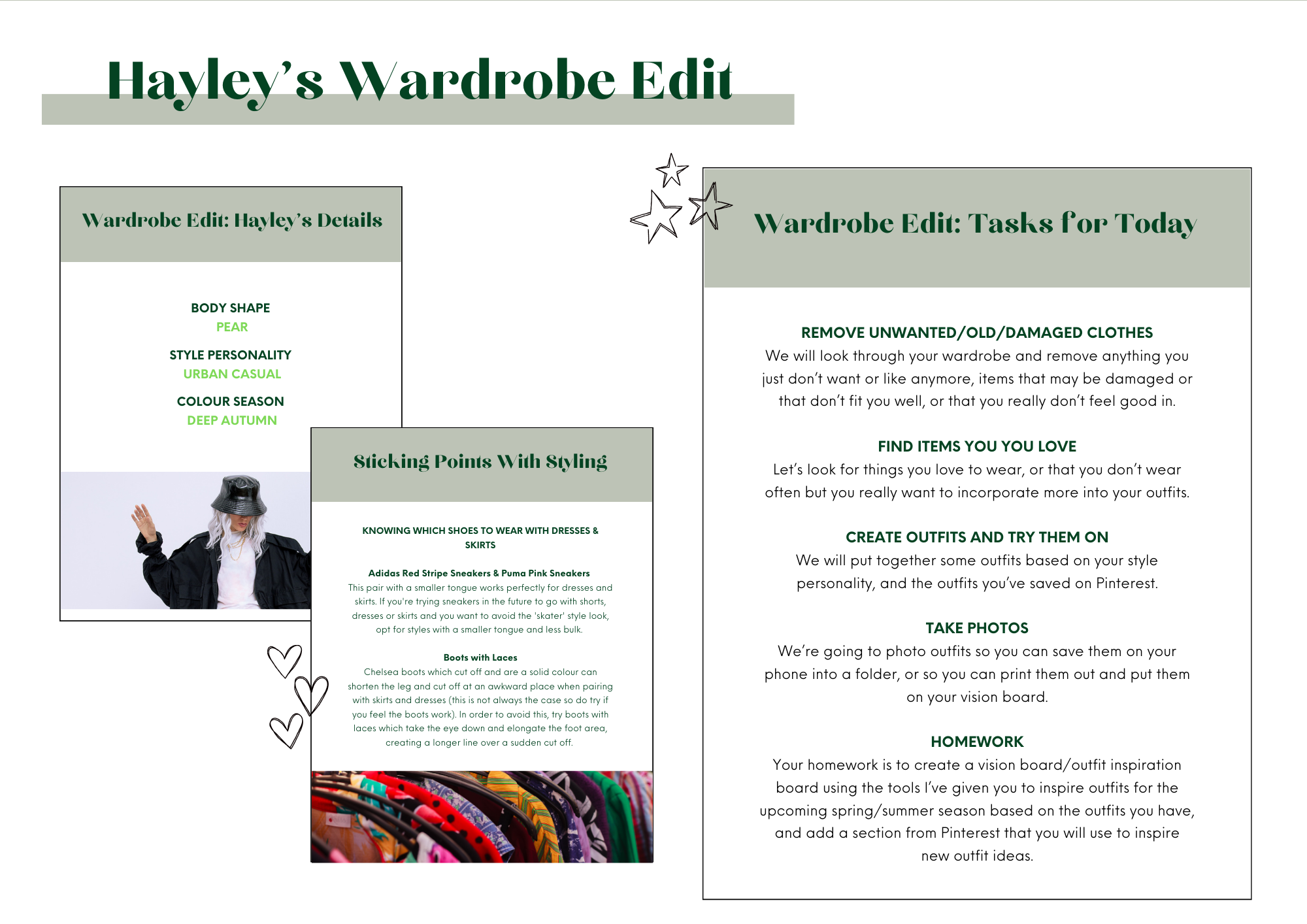 Wardrobe edit service by Emma Rostron