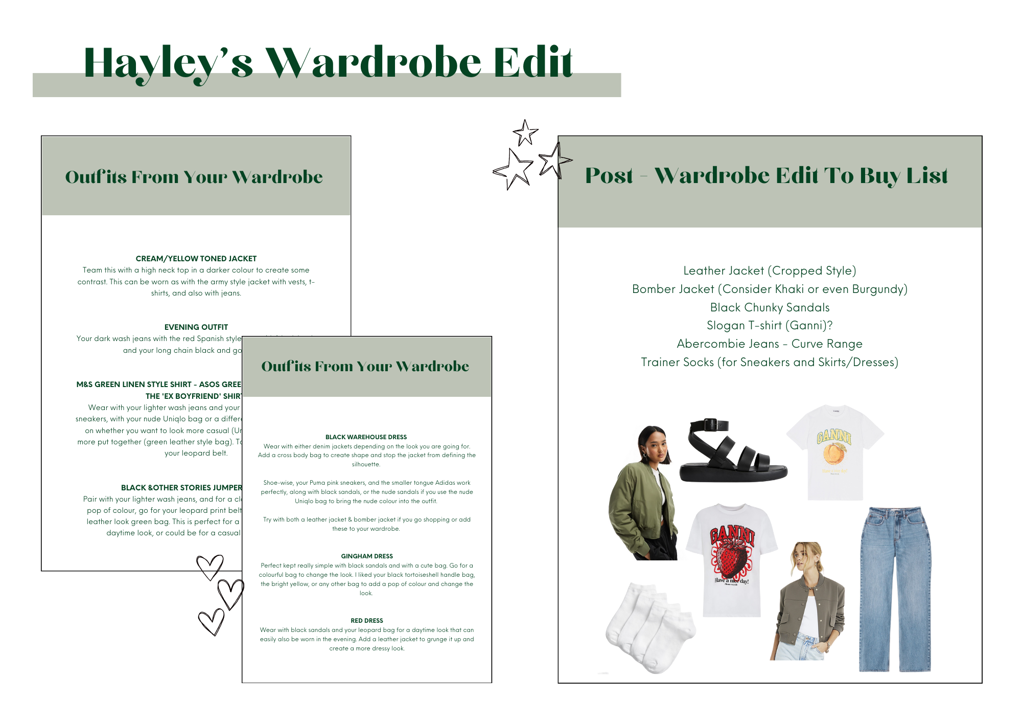 Wardrobe edit service by Emma Rostron