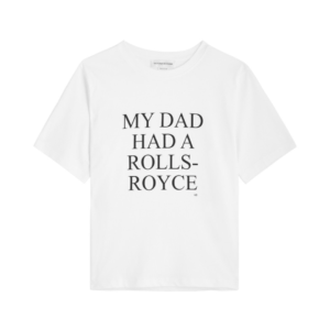 VICTORIA BECKHAM – My Dad Had A Rolls-Royce cotton T-shirt